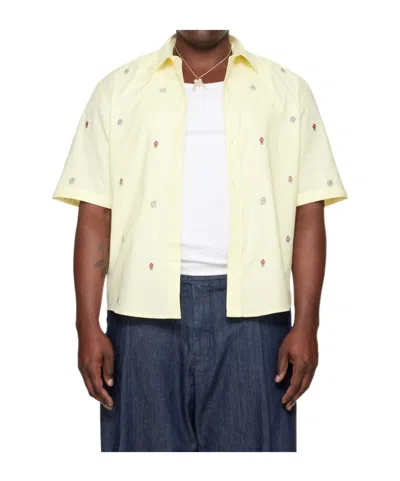 Kenzo Verdy X  Paris Short-sleeved Shirt In White