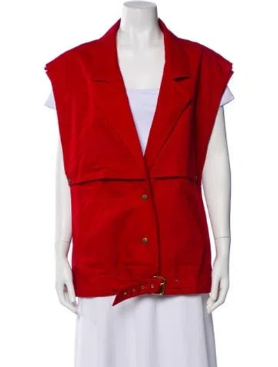 Pre-owned Kenzo Vest In Red