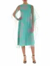 Kenzo Vestido Midi - Verde In Verde