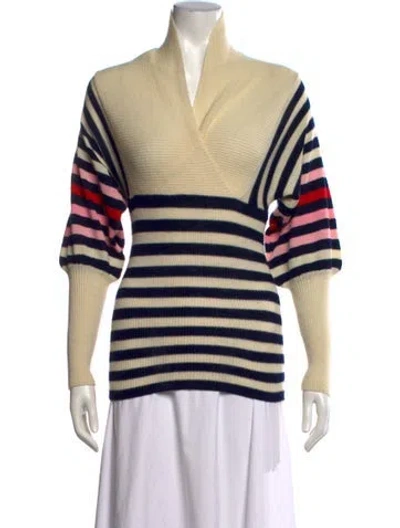 Pre-owned Kenzo Vintage 1970's Sweater In Neutrals/yellow