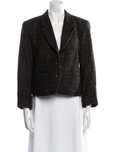 Pre-owned Kenzo Vintage 1980's Blazer In Brown