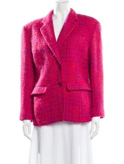 Pre-owned Kenzo Vintage 1980's Blazer In Pink
