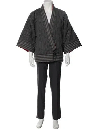 Pre-owned Kenzo Vintage 1980's Cardigan In Gray