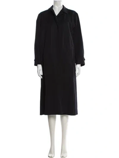 Pre-owned Kenzo Vintage 1980's Coat In Black