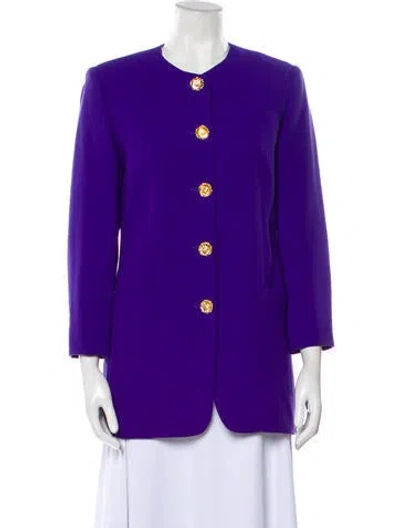 Pre-owned Kenzo Vintage 1980's Evening Jacket In Purple