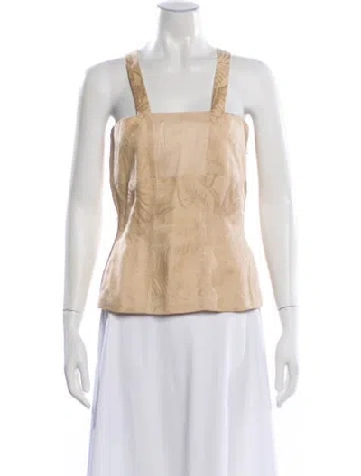 Pre-owned Kenzo Vintage 2000's Top In Neutral