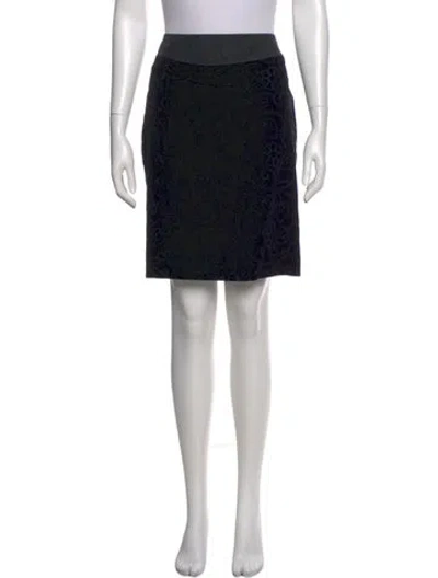 Pre-owned Kenzo Vintage Knee-length Skirt In Black