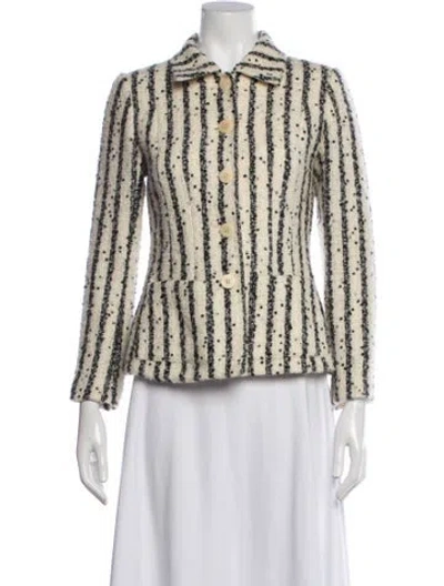 Pre-owned Kenzo Vintage Late 1990's - Early 2000's Jacket In Neutrals