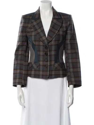 Pre-owned Kenzo Vintage Late 2000's - Early 2010's Blazer In Gray