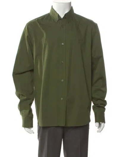 Pre-owned Kenzo Vintage Long Sleeve Shirt In Green