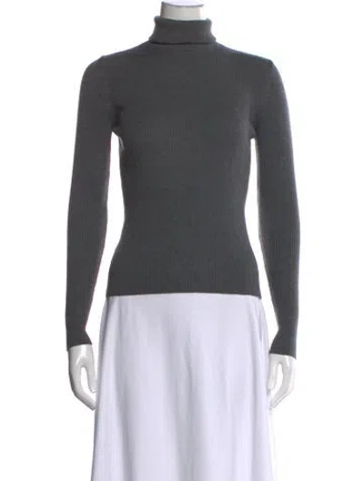 Pre-owned Kenzo Vintage Merino Wool Sweater In Grey