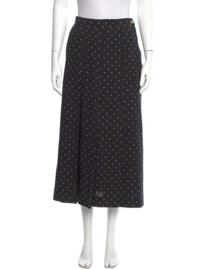 Pre-owned Kenzo Vintage Midi Length Skirt In Multi