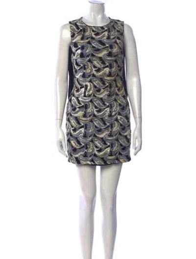 Pre-owned Kenzo Vintage Mini Dress In Multicolor