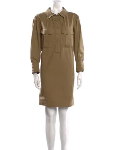 Pre-owned Kenzo Vintage Mini Dress In Neutral