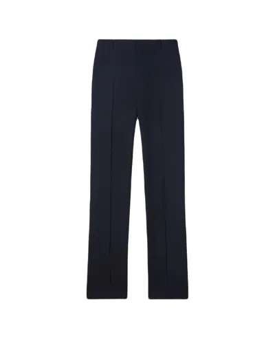 Kenzo Virgin Wool Skinny Trousers In Black