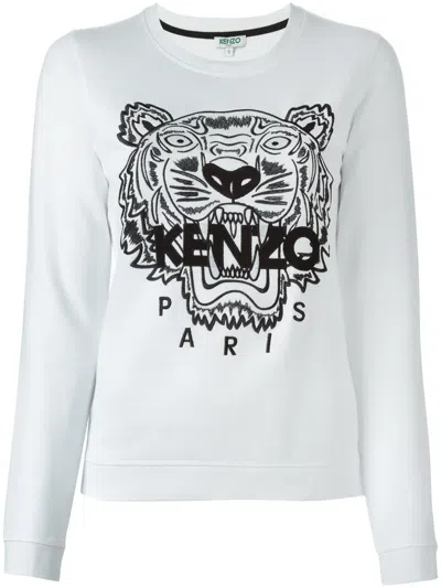 Kenzo Vitkac Exclusive 'tiger' Sweatshirt In White