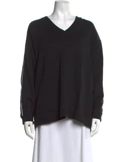 Pre-owned Kenzo V-neck Sweater In Black