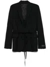Kenzo Waisted Blazer In Black