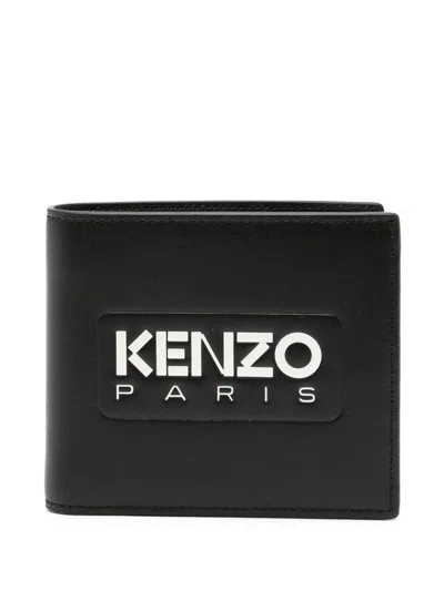 Kenzo Wallet With Logo In Black