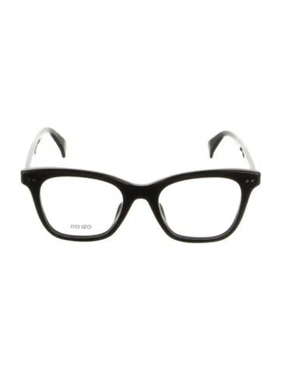Pre-owned Kenzo Wayfarer Eyeglasses In Black