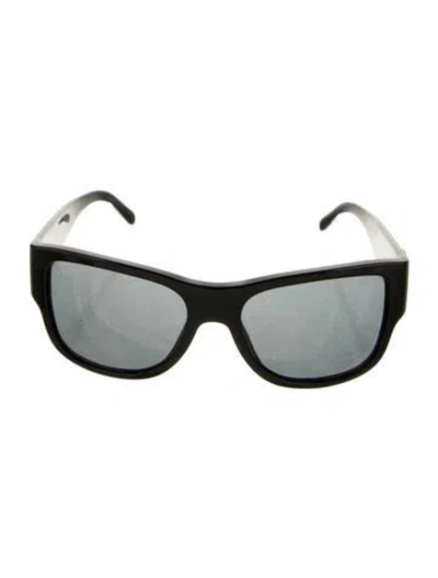 Pre-owned Kenzo Wayfarer Tinted Sunglasses In Black