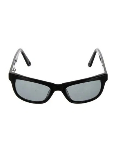 Pre-owned Kenzo Wayfarer Tinted Sunglasses In Black