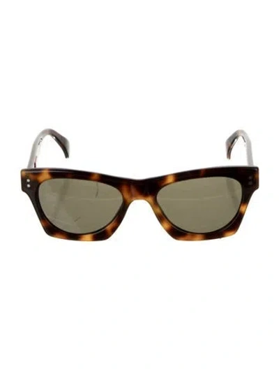 Pre-owned Kenzo Wayfarer Tinted Sunglasses W/ Tags In Brown
