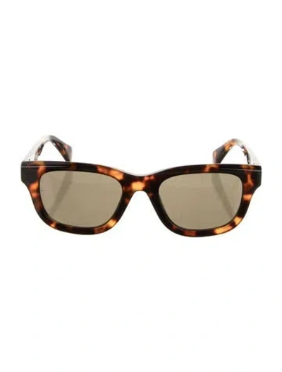 Pre-owned Kenzo Wayfarer Tinted Sunglasses W/ Tags In Brown