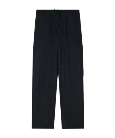Kenzo ' Weave' Cargo Jogpants In Black
