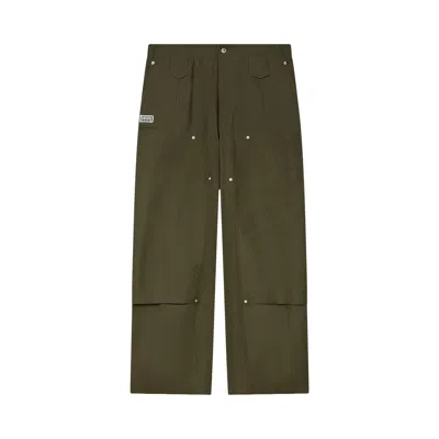 Pre-owned Kenzo Weave Double Knee Pant 'green' | Men's Size 38