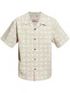 Kenzo Camicia In Cotone Stretch Ricamato Uomo In 10 Tan