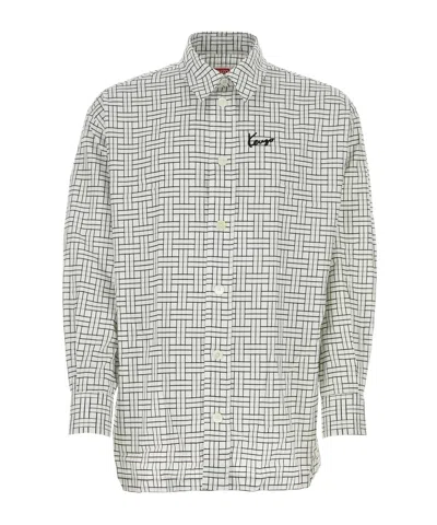 KENZO KENZO WEAVE OVERSIZED SHIRT