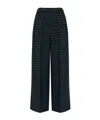 Kenzo Weave Palazzo Pants In Black