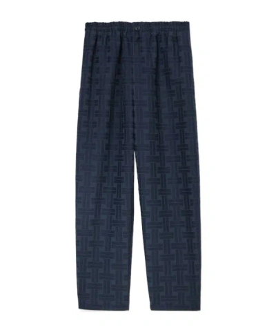 Kenzo Weave Track Pants In Black