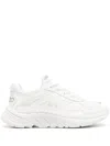 Kenzo Pace Tonal-design Knitted Sneakers In White