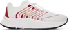 Kenzo Low Top Sneakers Mesh Upper In Medium Red