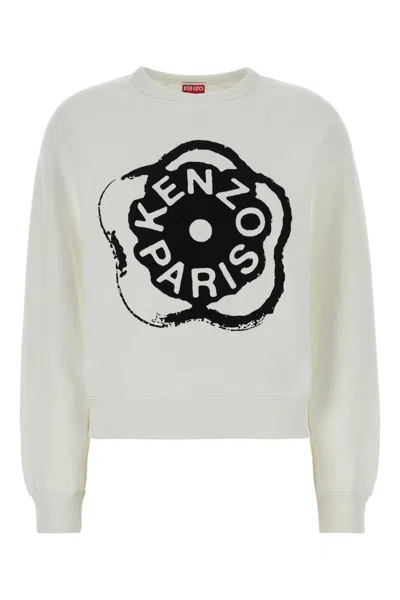 Kenzo White Cotton Sweatshirt