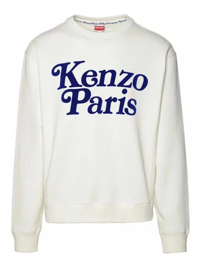 Kenzo White Cotton Sweatshirt