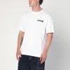 Kenzo White Cotton T-shirt With Logo In White