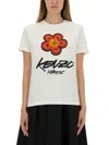 Kenzo T-shirt In Cotone Bianco  Donna In Red