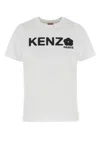 Kenzo Loose T-shirt Organic Cotton Crew Neck In White