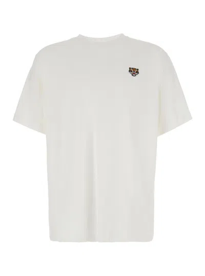 Kenzo Tigre Patch Petto In White