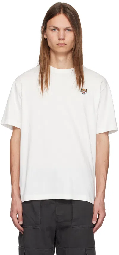 KENZO WHITE KENZO PARIS LUCKY TIGER T-SHIRT