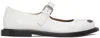 Kenzo White  Paris Mary Jane Loafers In 01 White