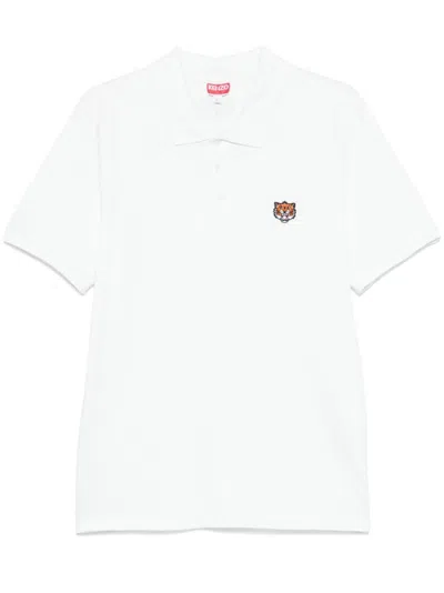 KENZO WHITE LOGO POLO