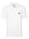 Kenzo "boke Flower" Polo Shirt In White