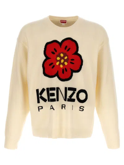 Kenzo White Sweater In 02