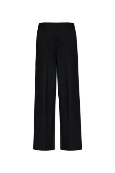 KENZO KENZO LOGO PATCH WIDE-LEG TROUSERS