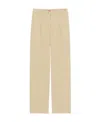 Kenzo Ripstop Cotton Cargo Trousers In Nude