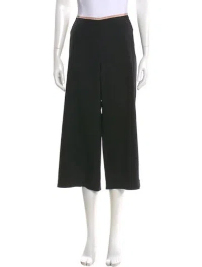 Pre-owned Kenzo Wide Leg Pants In Black